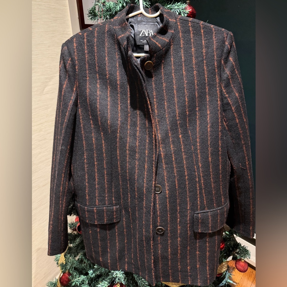 ZARA ZW COLLECTION LIMITED EDITION WOOL BLEND BLAZER